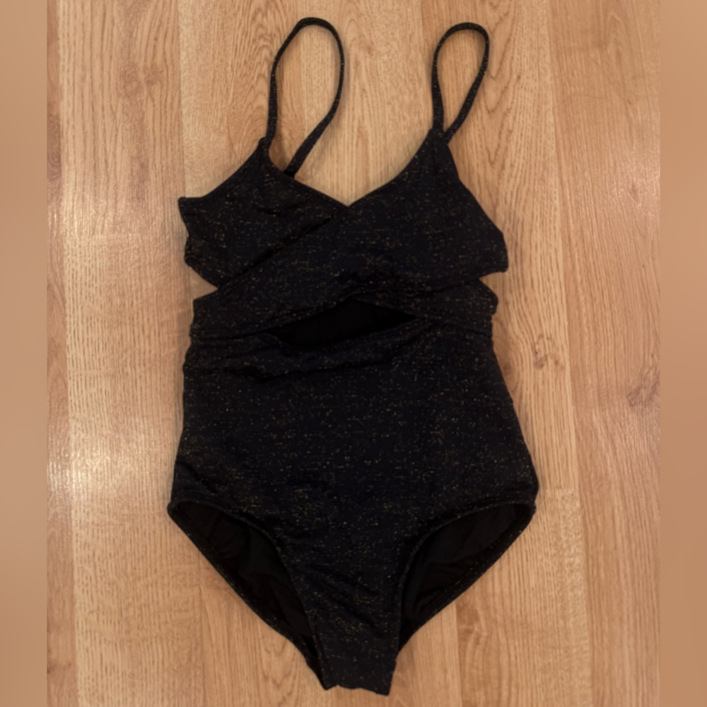 Target Black and Gold Kids One Piece